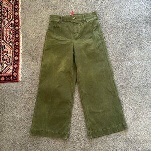 Spanx Twill Cropped Wide Leg Pants